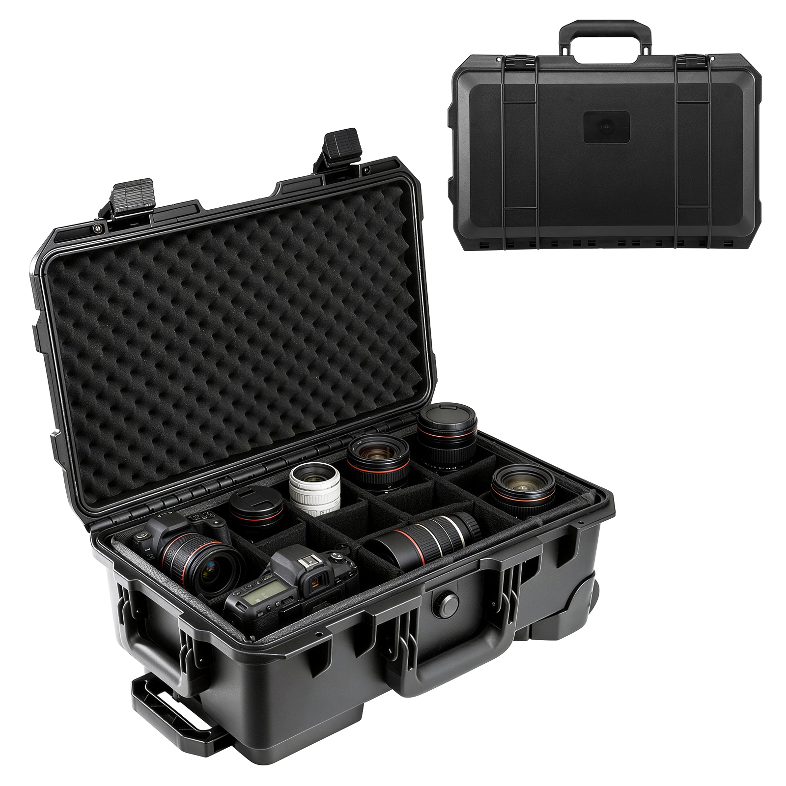 Drone Camera - Professioneller großer Hartschalenkoffer für Kameras, wasserdichter,