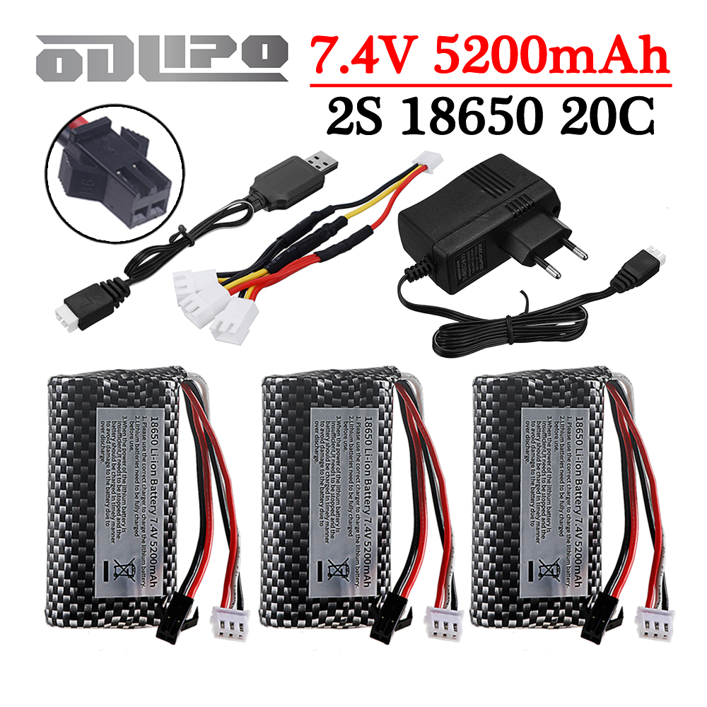 Drone Charger - 18650 7,4 V 5200 mAh Li-Ion