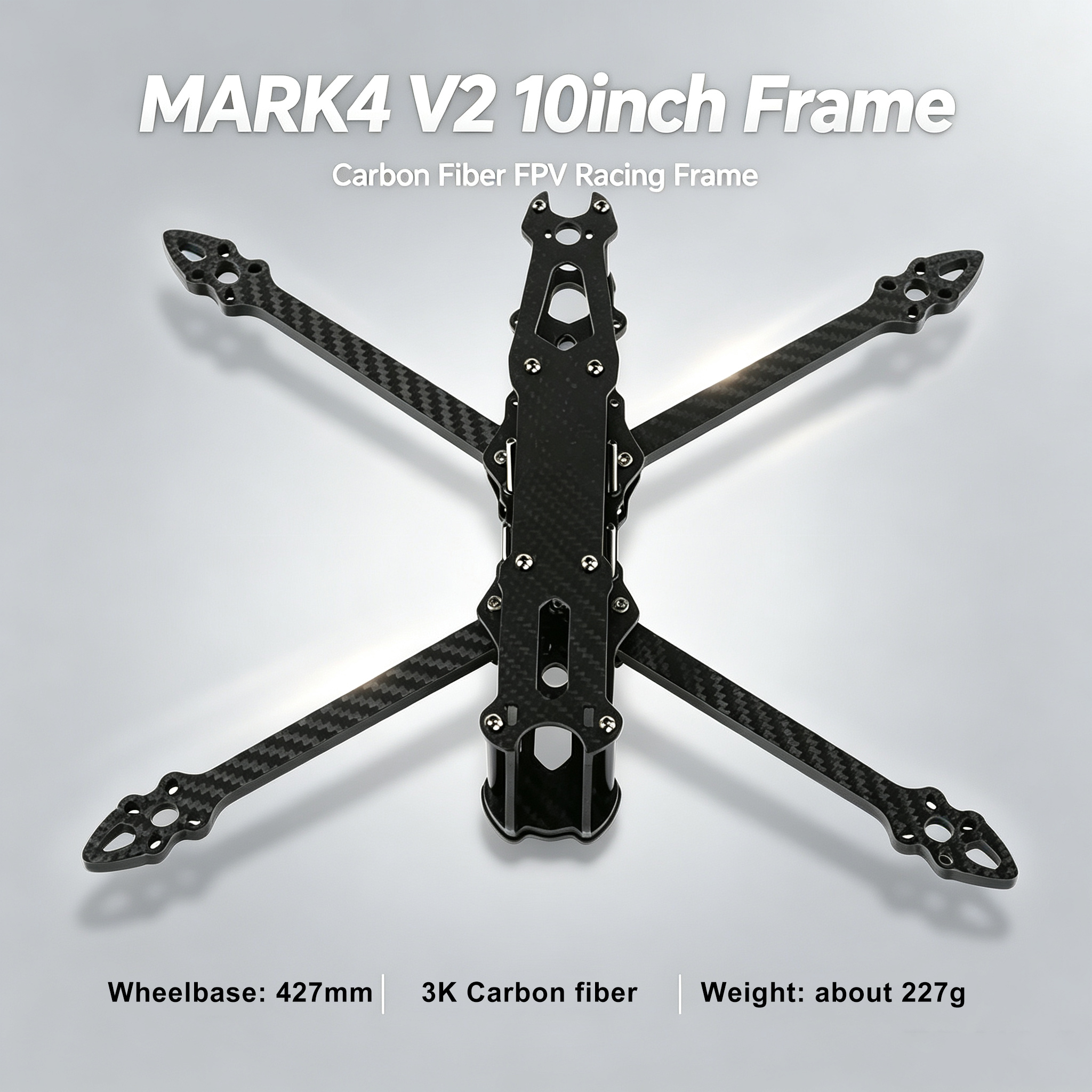 Drone Landing Gear - MARK4 FPV Drohnen-Carbonfaser-Rahmen-Kit Mark4 V2 10