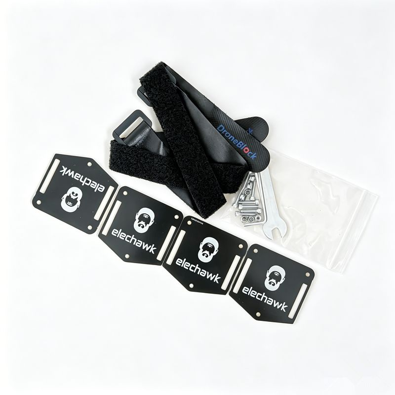 Drone Battery Strap - 2er-Pack Drohnen-Rucksack-Aufhängehaken, DIY Quadcopter-Tragegurt-Clips für FPV