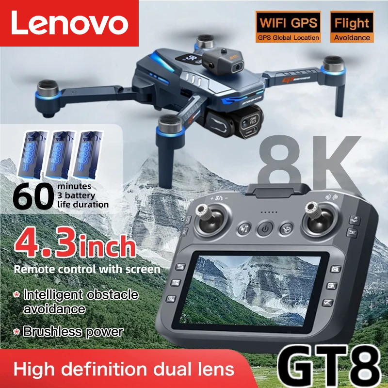 Drone Gps Mount - Lenovo GT8 Drohne 8K Professionelle Dual-Kamera
