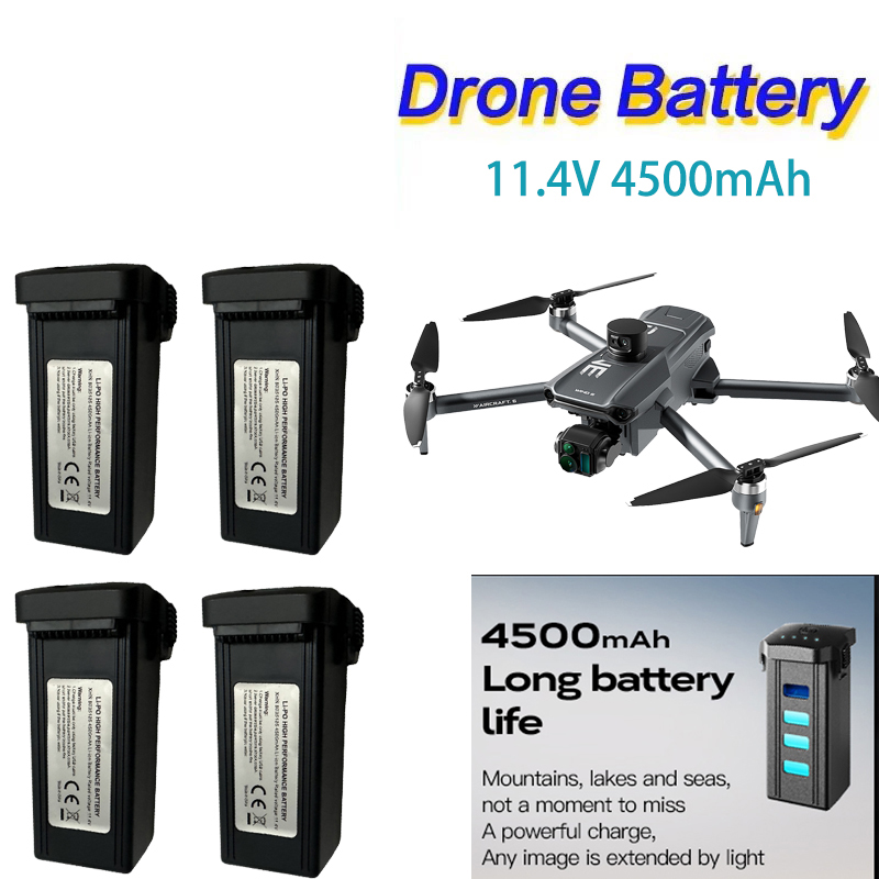 Drone Gps Mount - 11,4 V 4500 mAh Intelligente Lipo