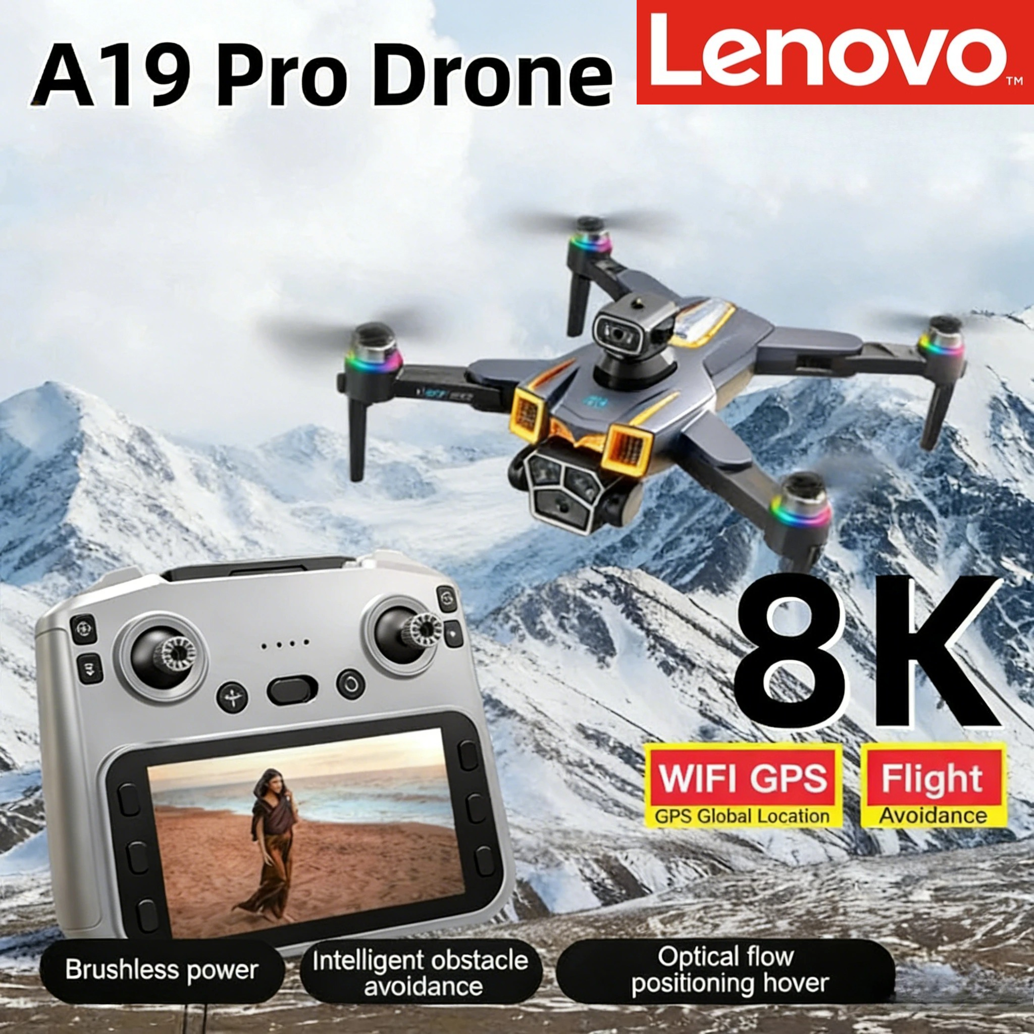 Drone Gps Mount - Lenovo A19 PRO Drohne 8K Luftbildfotografie