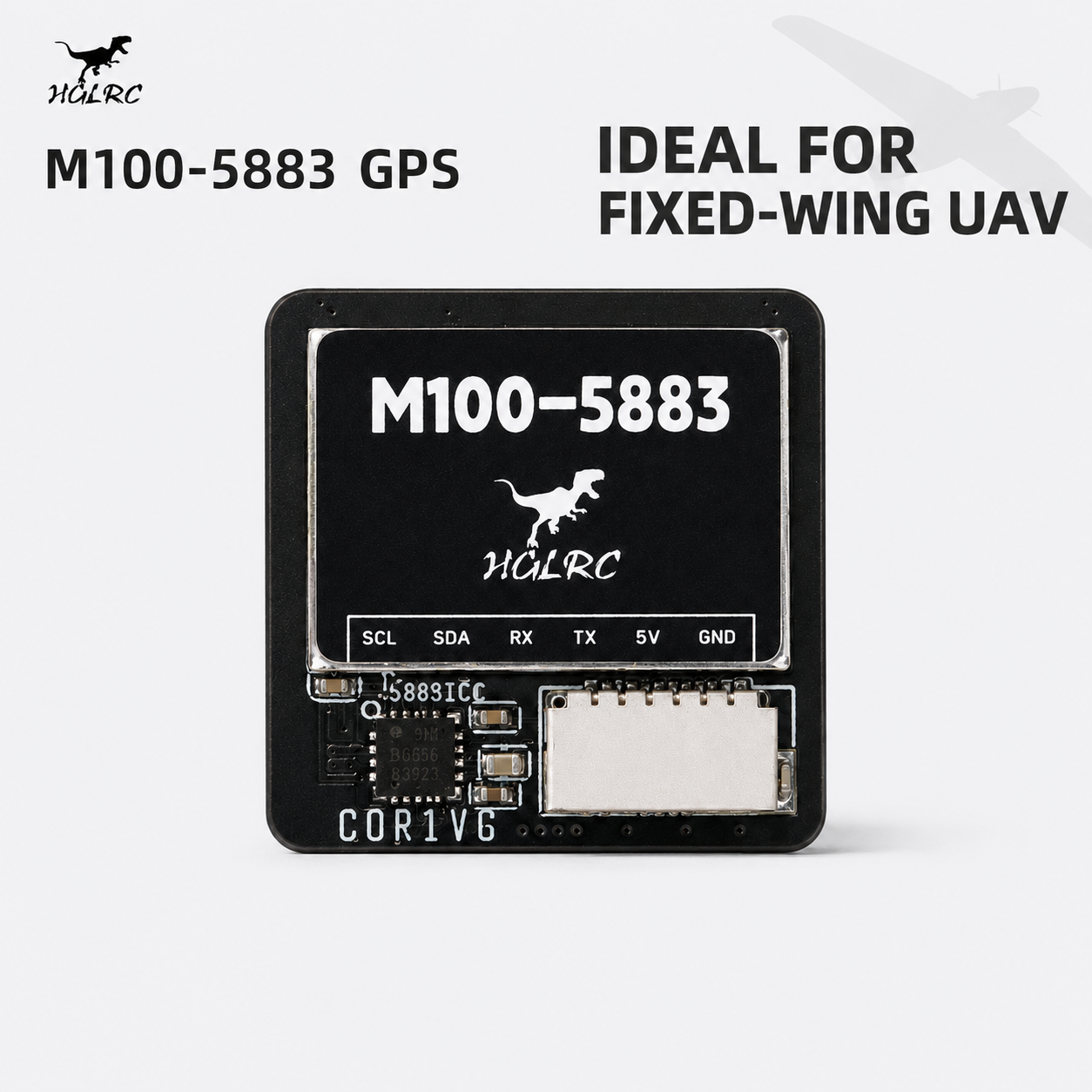 Drone Compass - HGLRC M100-5883 GPS-Kompassmodul M10 10 Hz