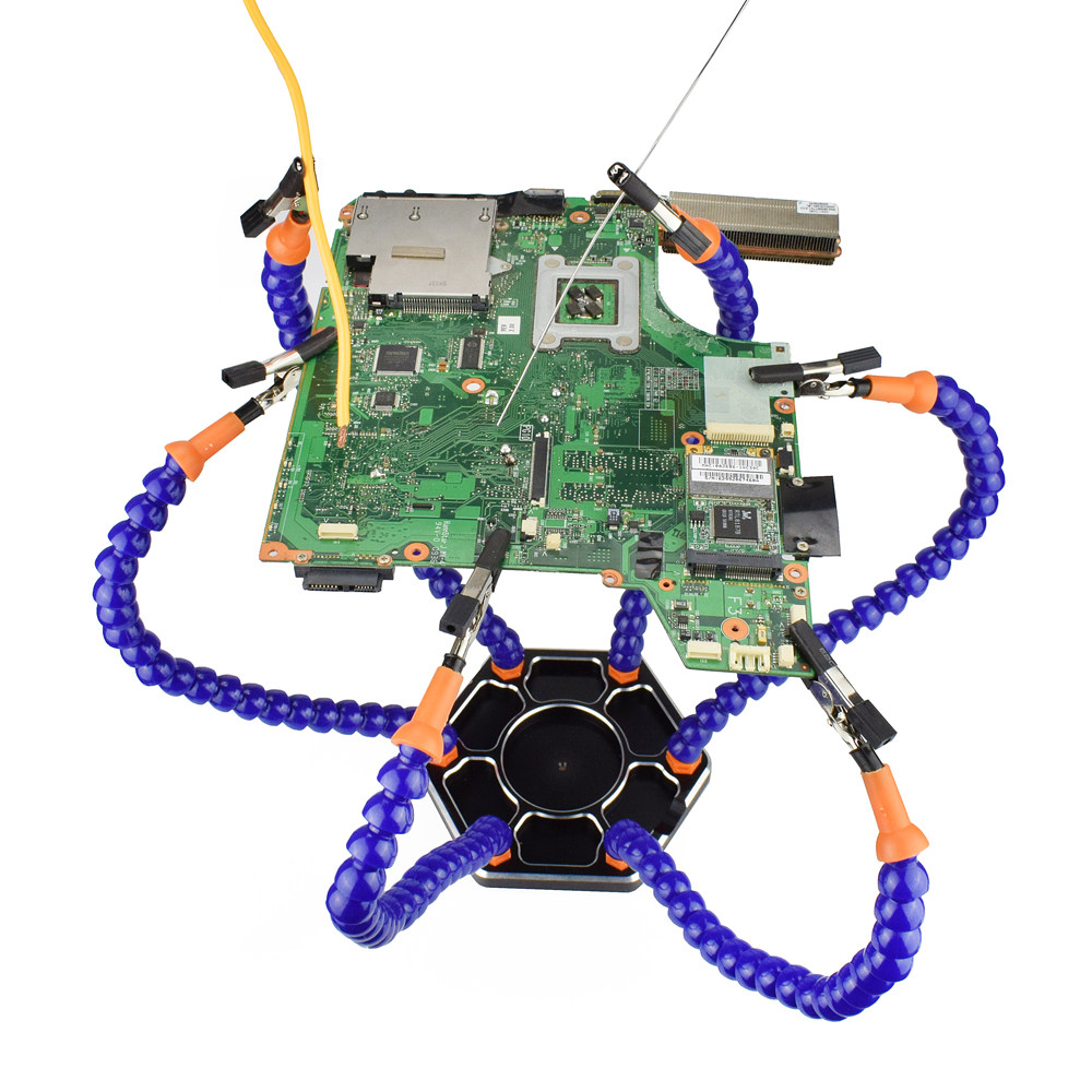Drone Flight Controller - 6-Klauen-Aluminiumlegierung-Lötstation für FPV-Drohnen XT60 Flugsteuerungen RC-Lötwerkzeug