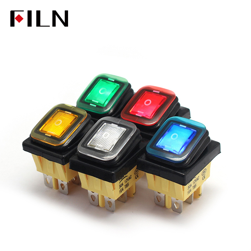 Drone Buzzer - Ein/Aus/Ein 30A/250V Hochleistungs-6-Pin-DPDT IP67 Wasserdichter T85