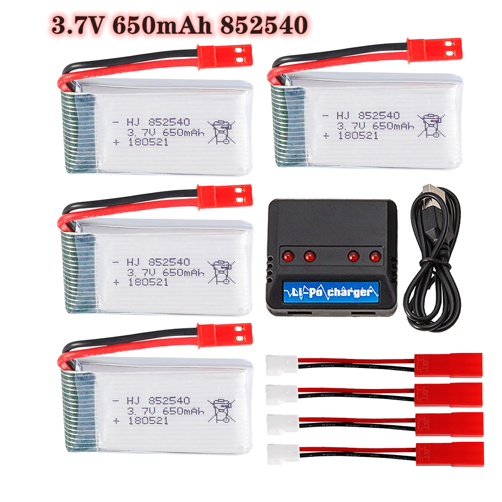 Drone Charger - 3,7 V 650mAh 3,7 Lipo Batterie