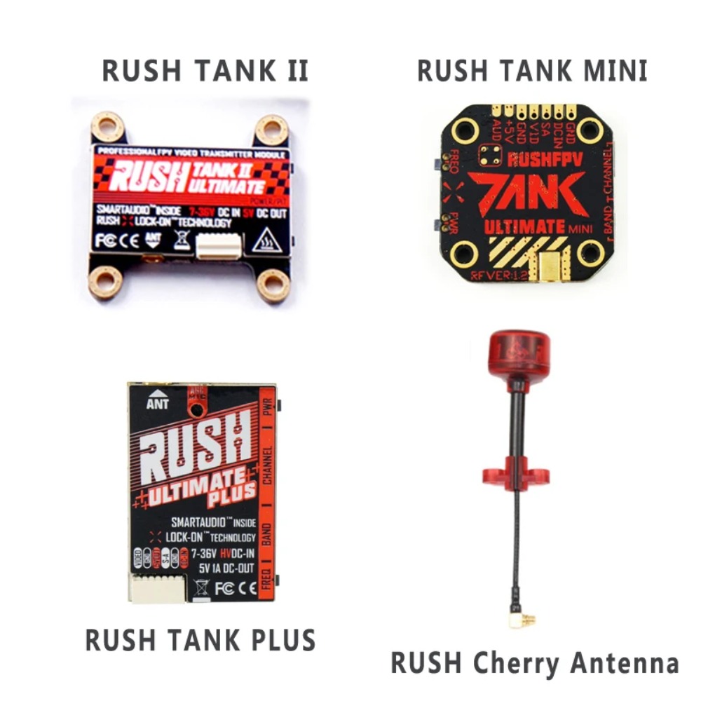 Drone Frame - RUSH TANK Ultimate II/Mini/PLUS/Solo VTX 5,8GHz
