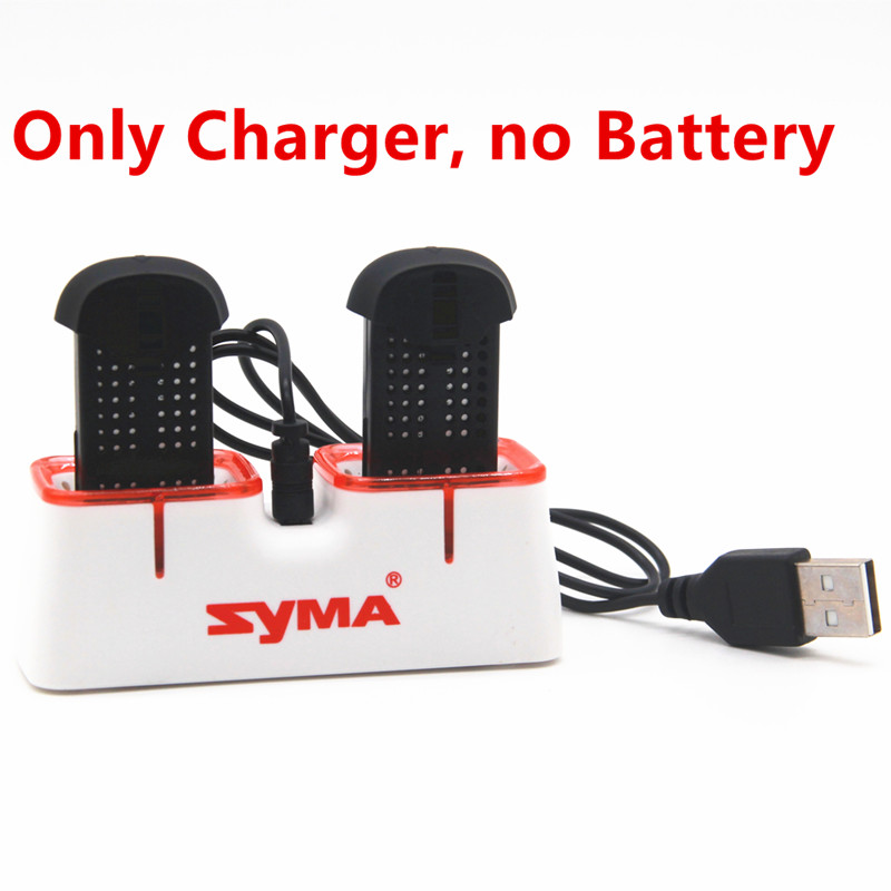Drone Charger - Dual-USB-Schnellladegerät für Syma X22 X22W Drohnenbatterien,