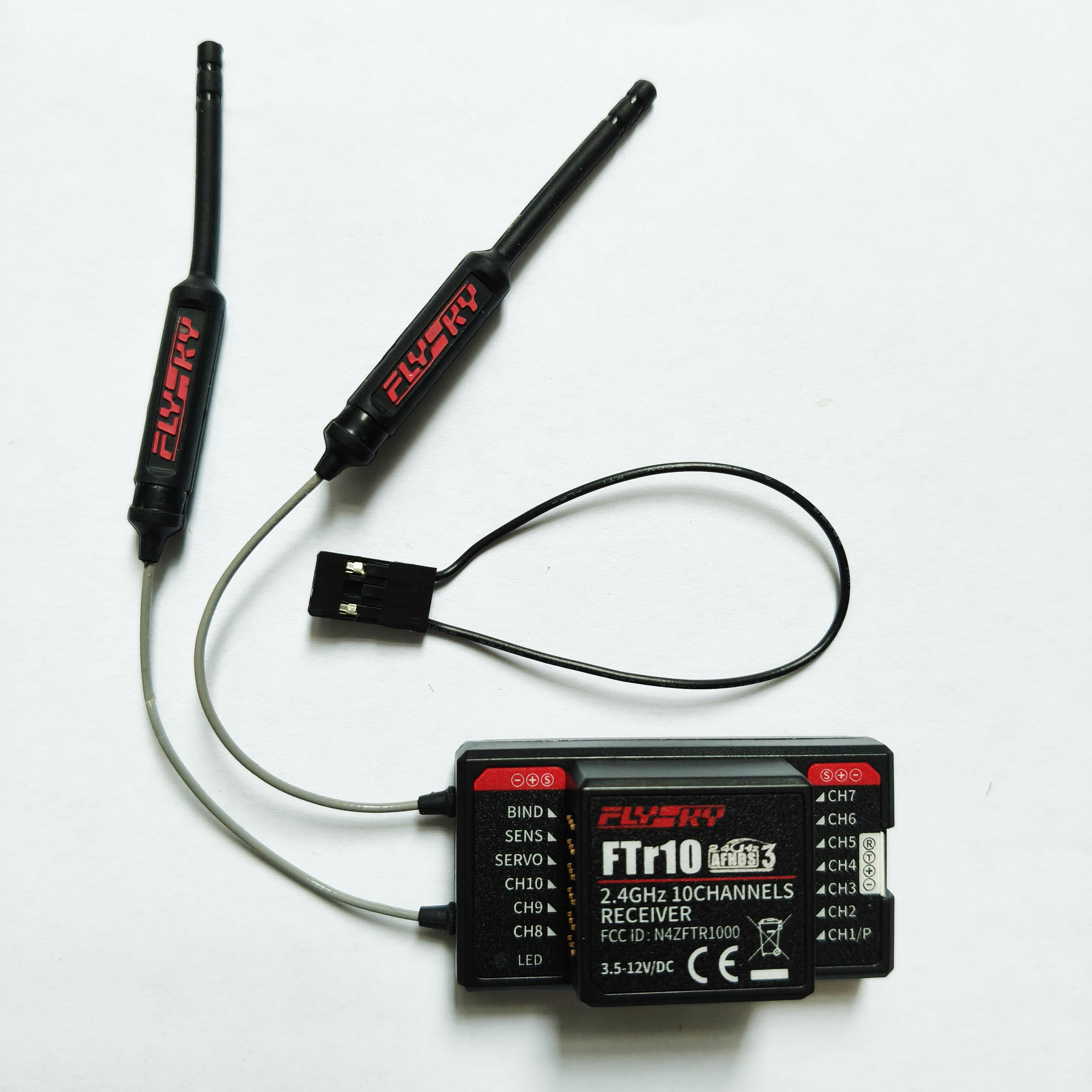 Drone Receiver - FlySky FTr10 FTr16S 2,4G Zweiwege-Dual-Antennen PPM/IBUS