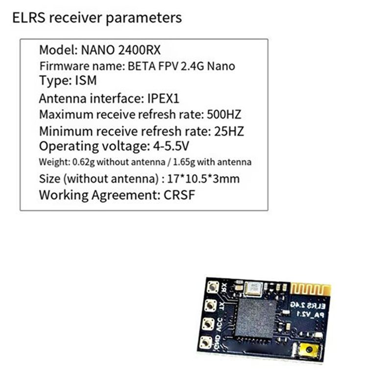 Drone Antenna - CYGJ-10PCS ELRS 2,4GHz Empfänger NANO Expresslrs