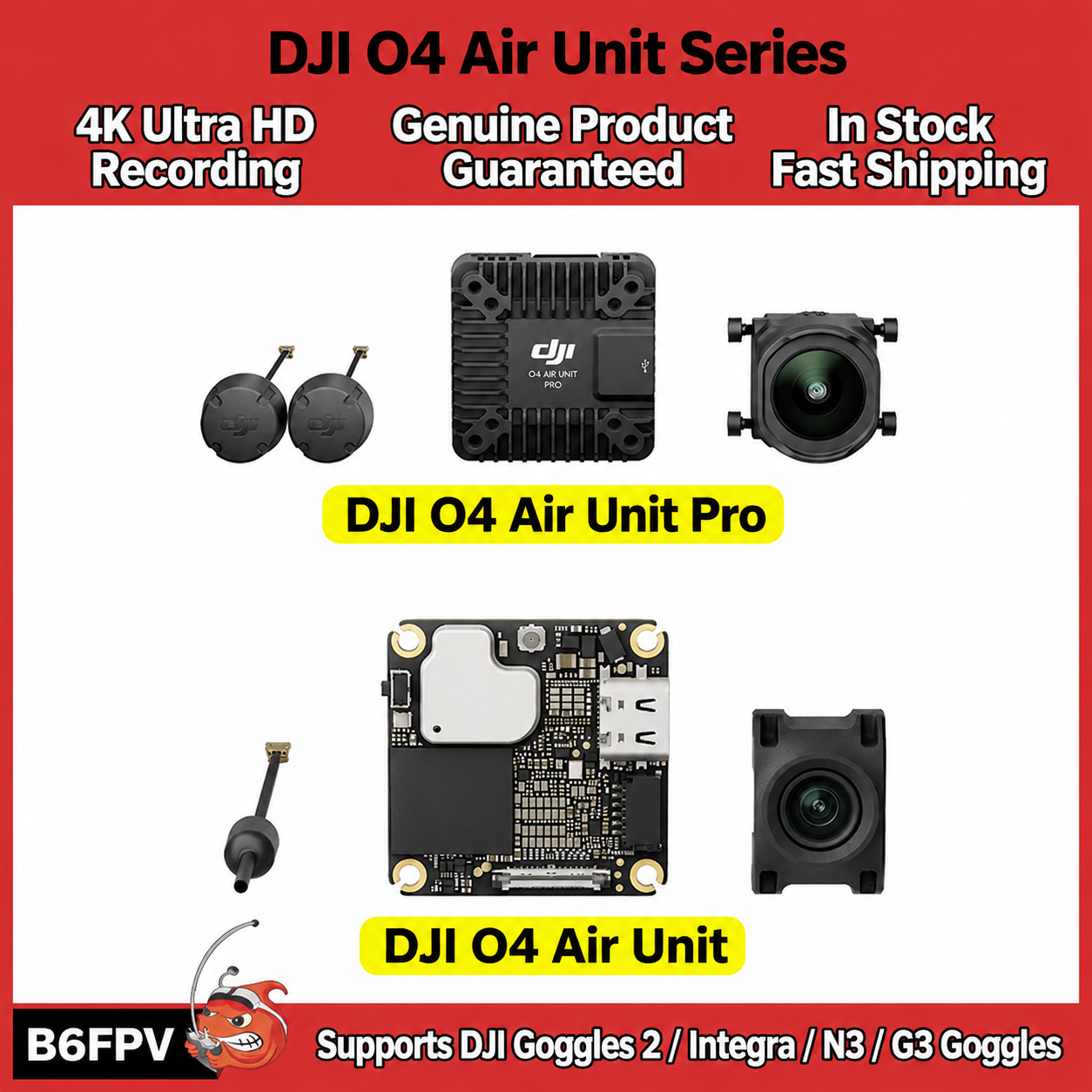 Drone Camera - DJI O4 Air Unit Serie Flaggschiff-FPV-System: