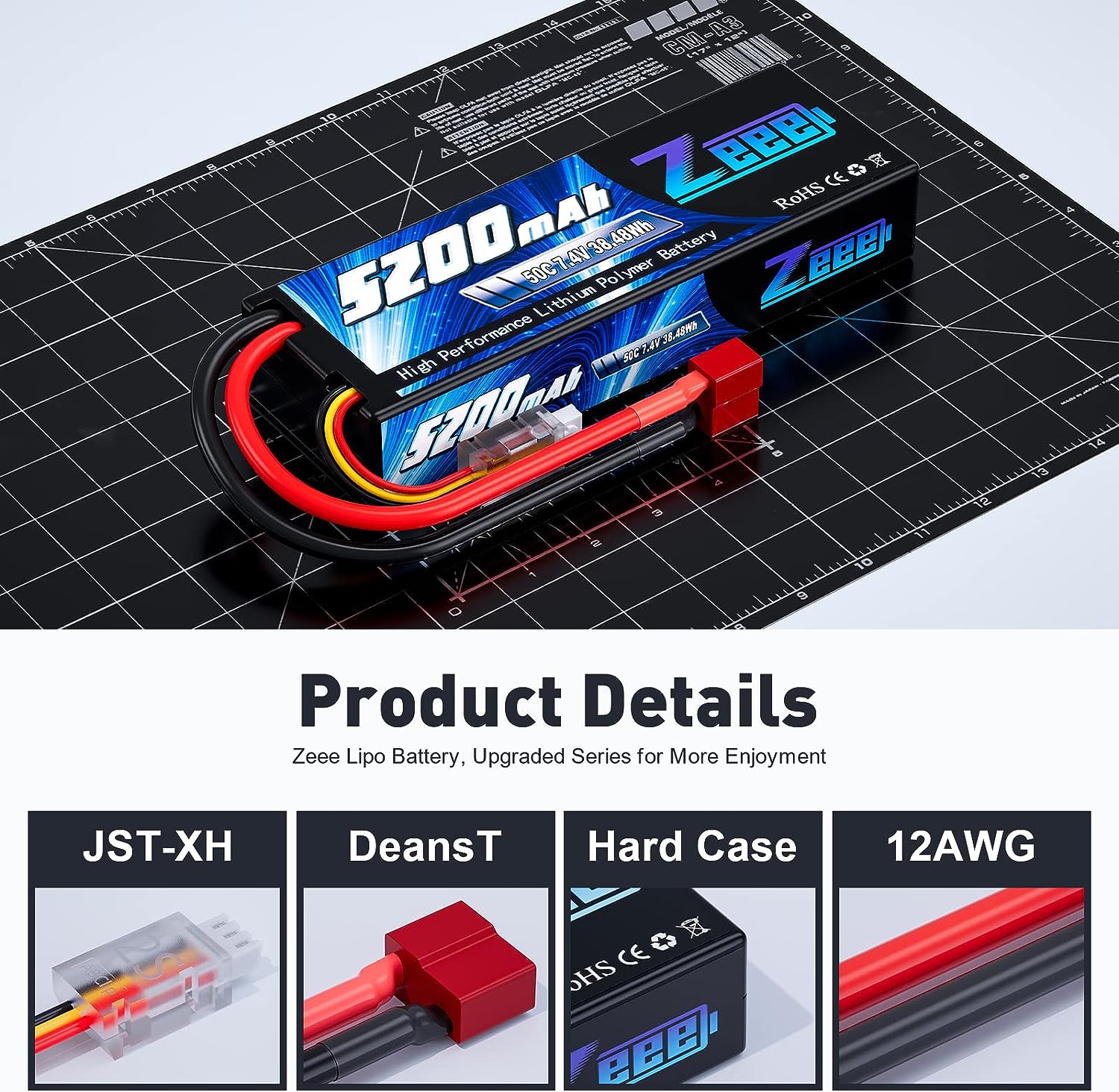 Zeee 5200 mAh 2S RC Lipo Batte – Drone Power Distribution Board Bewertung und Preis