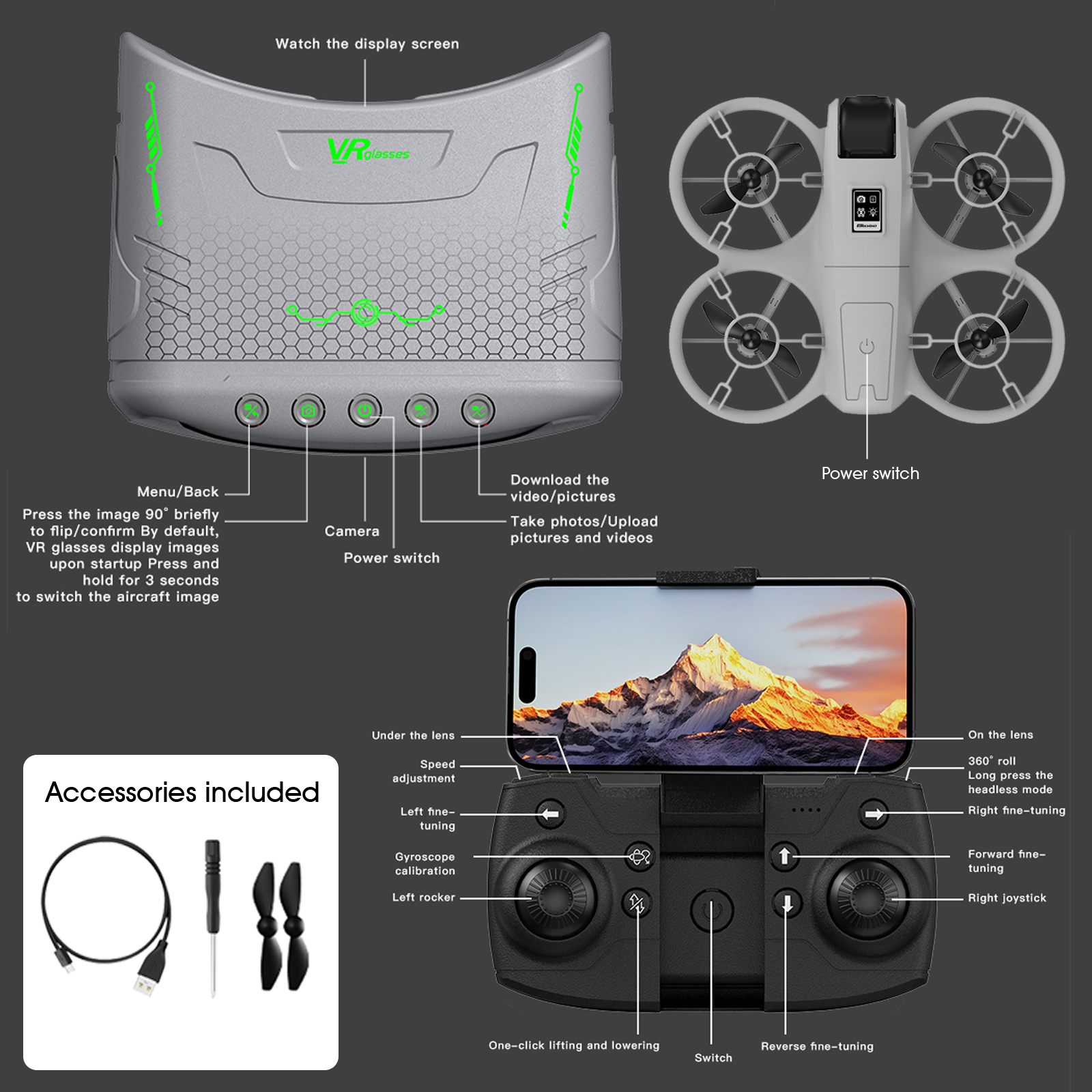 Mini-Drohne für Anfänger mit E – Drone Gimbal Bewertung und Preis