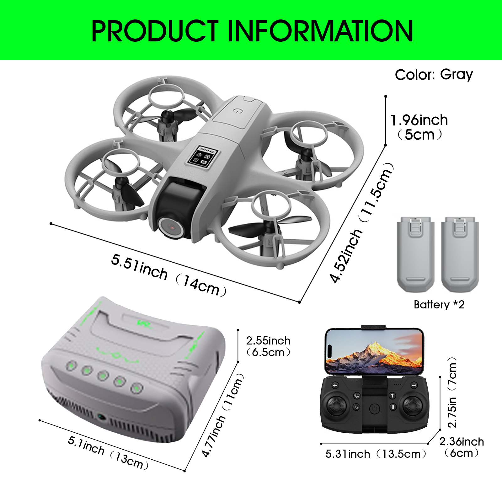 Mini-Drohne für Anfänger mit E – Drone Gimbal Bewertung und Preis
