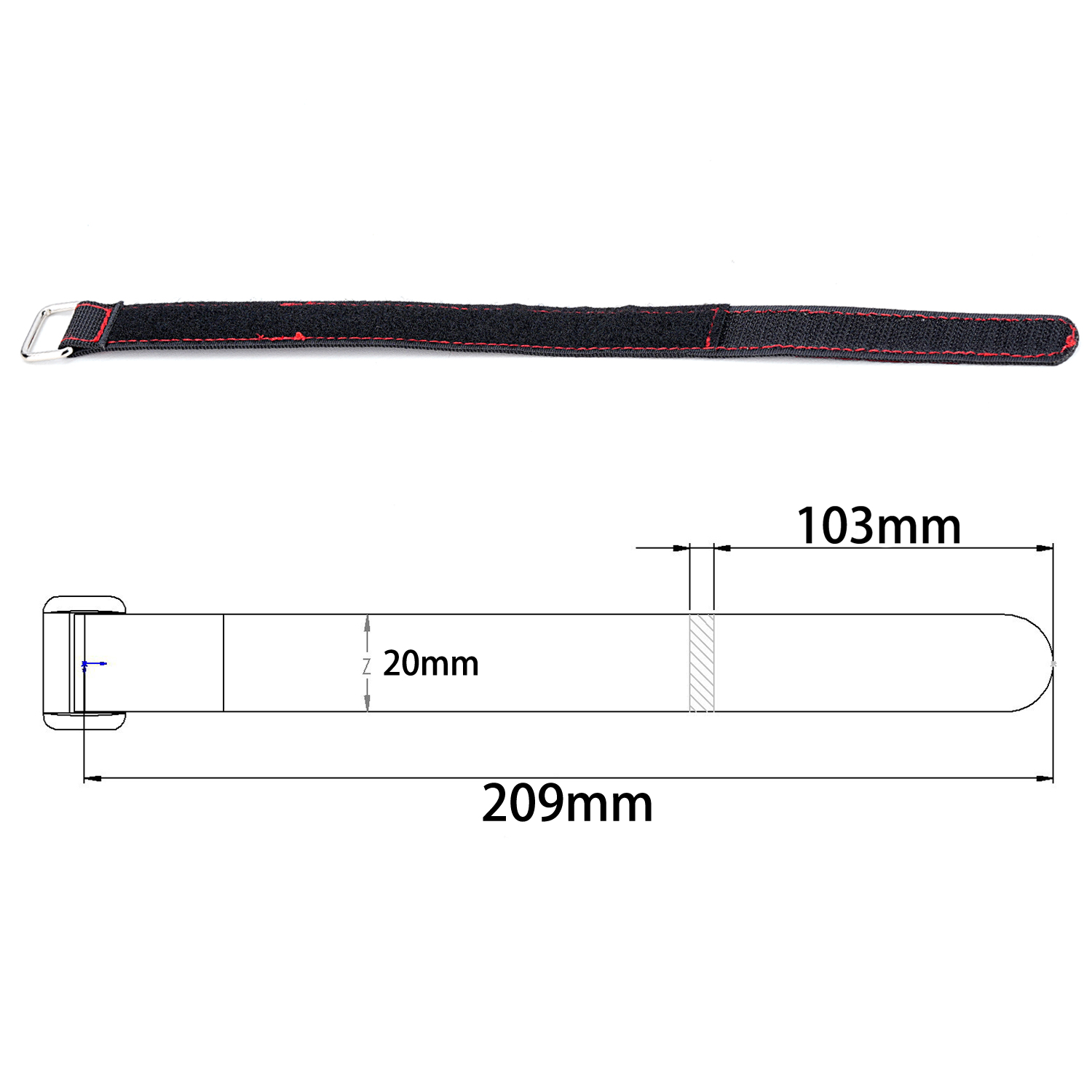 TCRC 2 Stück 20x300MM Kevlar-G – Drone Battery Strap Bewertung und Preis