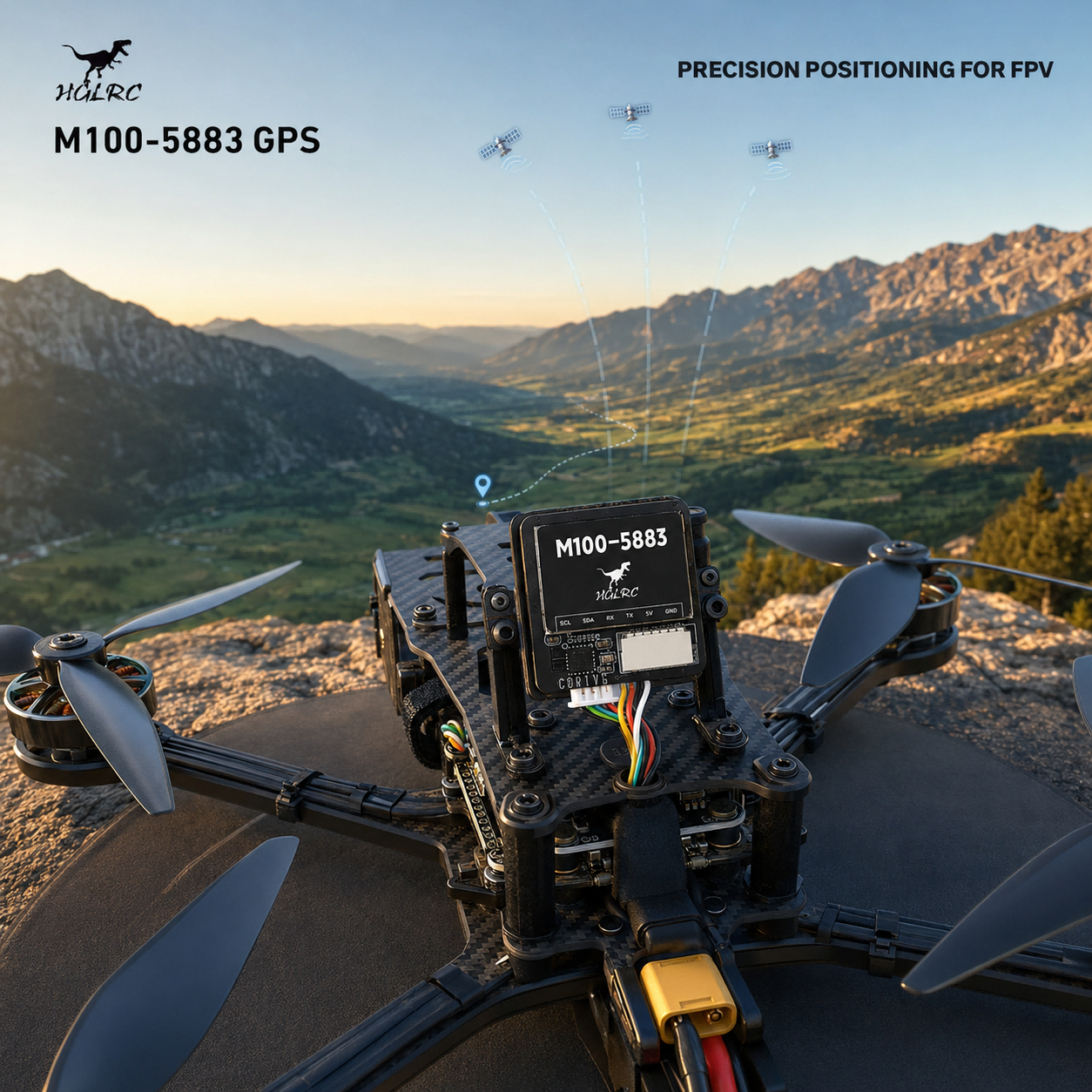 HGLRC M100-5883 GPS-Kompassmod – Drone Compass Bewertung und Preis