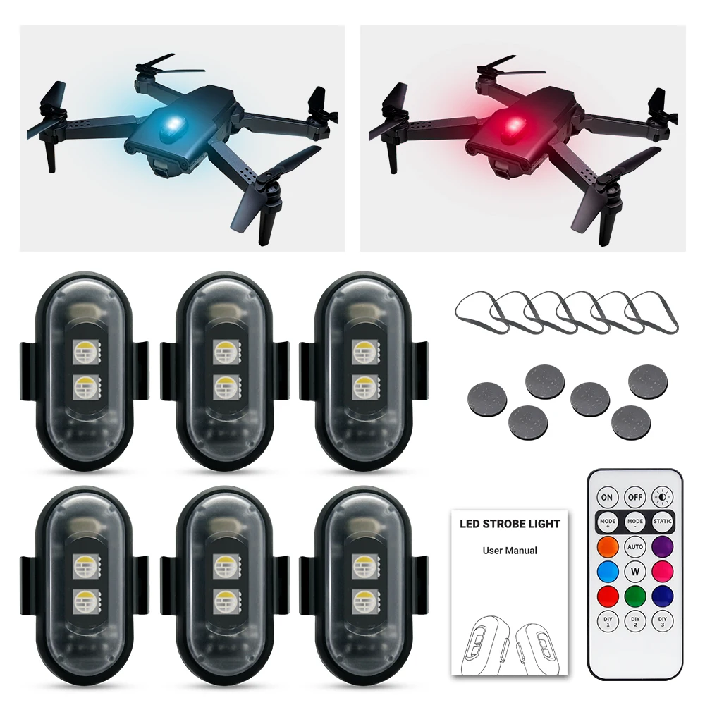 Motorrad-Blitzlicht, APP-geste – Drone Led Light Bewertung und Preis