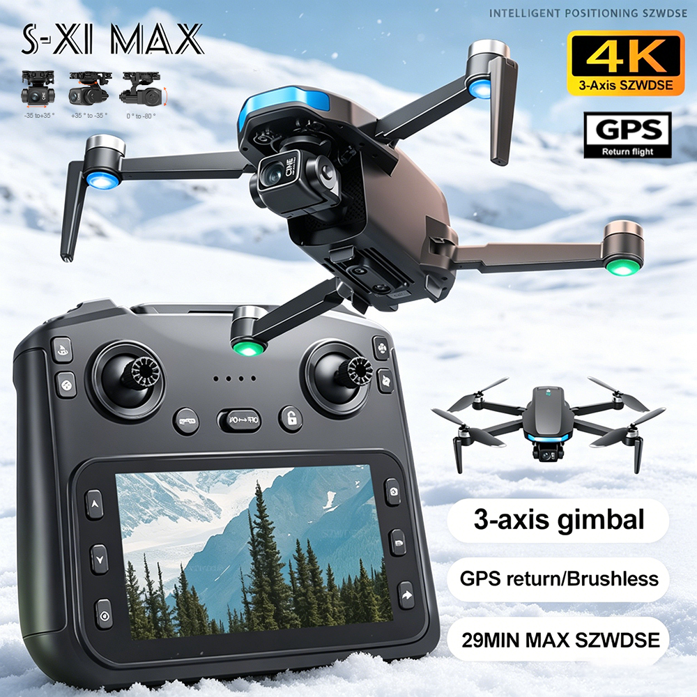 Neue S-X1 MAX Drohne GPS 8K Pr – Drone Gimbal Bewertung und Preis