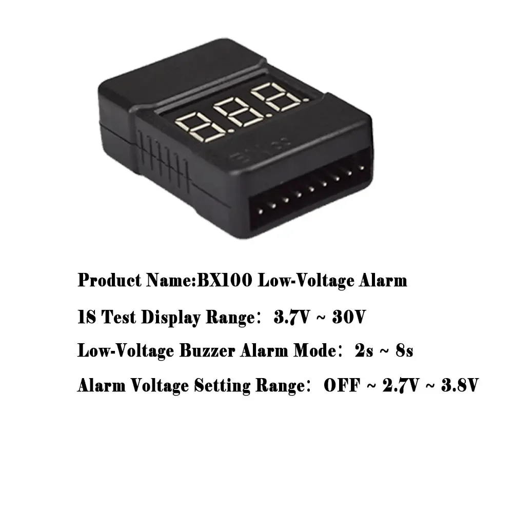 BX100 1-8S Lipo Batteriespannu – Drone Buzzer Bewertung und Preis