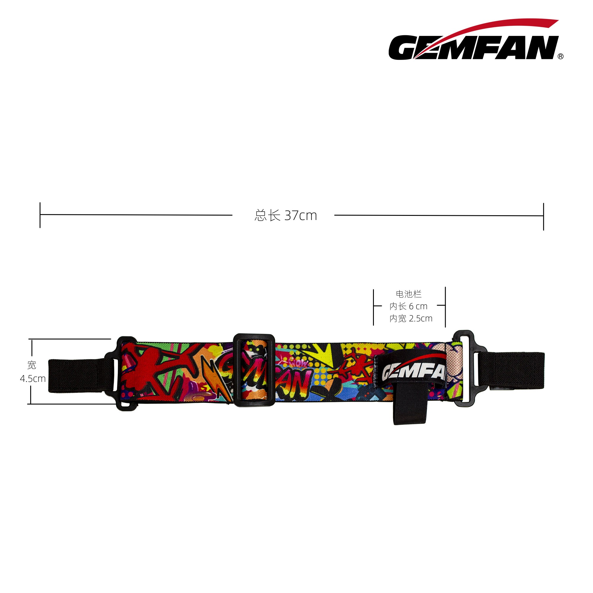 Gemfan Graffiti FPV-Brille Kop – Drone Battery Strap Bewertung und Preis
